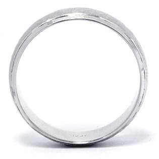 Mens 950 Platinum 7MM Hammered Wedding Ring Band New  Pompeii3 Inc 