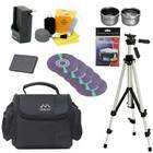 Top Brand DVD Digital Deluxe Accessories Kit for Canon Camcorder W/BP 