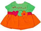 AGATHA RUIZ DE LA PRADA Summer girls dress floral baby (orange/green 