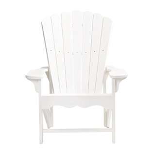 Kontiki Adirondack Chairs   White 
