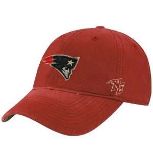  Reebok New England Patriots Red Distressed Slouch Hat 