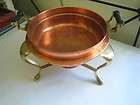 copper chafing dish  