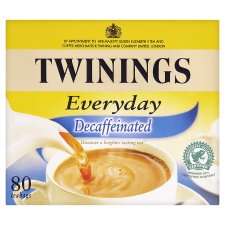 Twinings Everyday Decaffeinated 80 Teabags 250G   Groceries   Tesco 