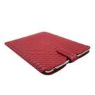   Woven Poly case Pouch cover for iPad 2 & iPad & HP TouchPad   Red