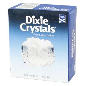 Dixie Crystals Fine Sugar Cubes 1 Pound Box  