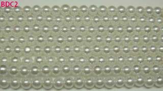 30 coolors 4mm Charm Glass Faux Pearl Round Craft Loose Beads BDC Pick 