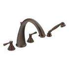 moen t922orb trim kit for 2 handle roman tub in