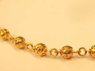 18k gold Anklet bracelet from Singapore #61  
