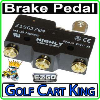   Brake Pedal Micro Switch (3 Terminal) TXT/Marathon Golf Cart  