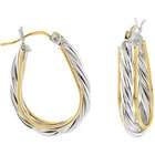 diamondprincess sterling silver metal fashion hoop earrings