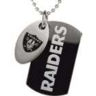 NFL Oakland Raiders Double Dog Tag with Chain