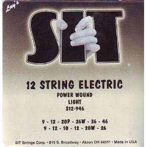 Strings Twelve String Guitar Electric Guitar Nickel Power Wound 12 