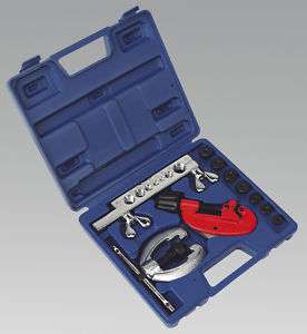 Sealey Brake Pipe Flaring & Cutting Tool Kit 10pc AK506  