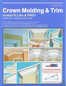Best Crown Molding & Trim Book for a Compound Miter Saw  