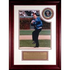 Reagan Framed Wrigley Field 16x20/Patch/Plate  Sports 