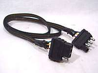 Way Trailer Wiring Harness 4 Prong Flat Molded Plugs  