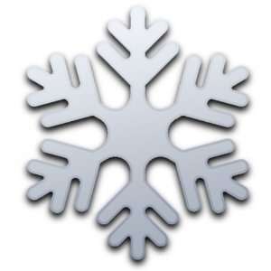  Snowflake Ice Mirrors 13.8 x 13.8