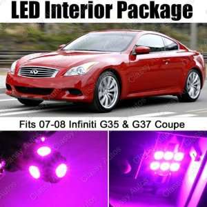 Infiniti G35 or G37 PINK Interior LED Package (7 Pieces)