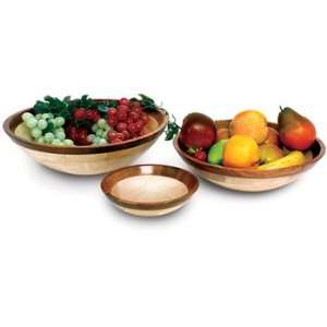    Mountain Woods 12 inch Two Tone Salad Bowl