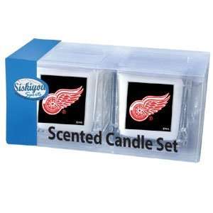 Detroit Red Wings 2 Pack Vanilla Scented Candles   NHL Hockey Fan Shop 