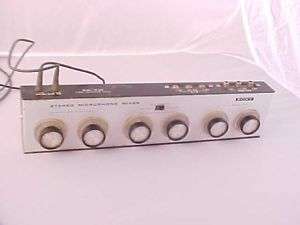 Vintage SONY MX 6S Stereo Microphone Mixer  