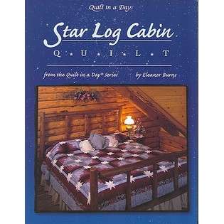 Atlasbooks Dist Serv Star Log Cabin Quilt By Burns, Eleanor at  