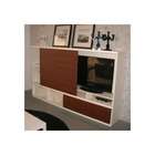 New Spec Edmondo Entertainment Center in Walnut/White