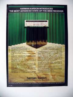 Harman Kardon hk690i Stereo Receiver 1984 print Ad  