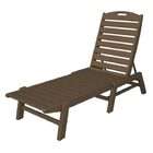    Friendly Cape Cod Outdoor Armless Chaise Lounge Chair  Raw Sienna