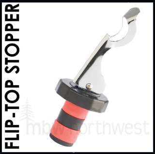 FLIP TOP BOTTLE STOPPER RUBBER SECURED FIT & AIRTIGHT SEAL, NICE AND 