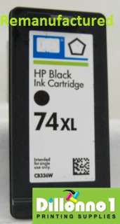 HP 74XL #CB336W Black Ink Cartridges 74XL  