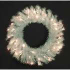   Pre Lit Iridescent Shimmer Artificial Christmas Wreath   Clear Lights