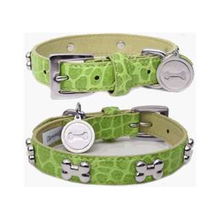  Bone Diggers Crocodile Lime Collar