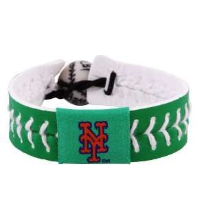   New York Mets St. Patricks Day Baseball Bracelet