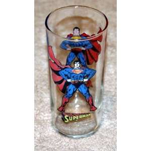  Set of 4 Warner Brothers Superman Glasses NO LONGER MADE 