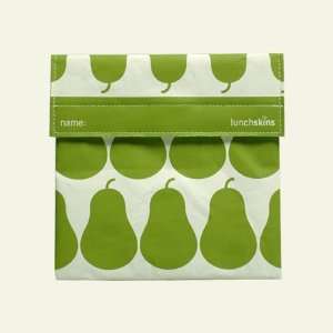 Reusable Cloth Sandwich Bag   Green Pear