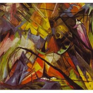   oil paintings   Franz Marc   24 x 22 inches   Tyrol