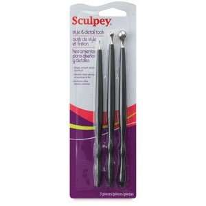  Sculpey Clay Tools   Style amp; Detail, Set of 3 Tools 