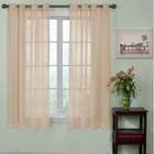 Curtain Fresh Odor Neutralizing Sheer Voile Grommet Window Curtain 