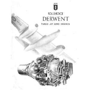 Rolls Royce Derwent Aircraft Engine Brochure Manual Rolls Royce 