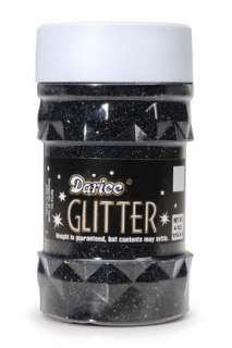 Craft GLITTER   Big Value   4oz Bottle   BLACK  