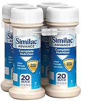 Similac Advance Newborn Formula Bottles Ready to feed 8 Pack (2 fl oz 