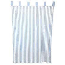 Tadpoles Stripe 63 inch Curtain Panels (Set of 2)   Blue   Tadpoles 