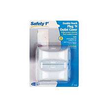 Safety 1st 2 Pack Double Touch Plug and Outlet Cover   Safety 1st 