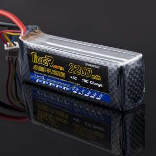   11.1V 2200mAh 20C Lipo Li poly RC Battery 11.1 Volts 3S AKUU  