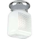 Progress Lighting P3081 15 Wall Sconce with White and Clear Ribbed 