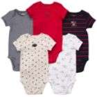 Carter’s® Carters Boys Infant Set 5pc Football Bodysuits
