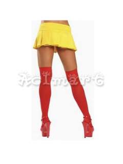 Runway Two Tone Tights Pantyhose Stockings Red&Black NW  