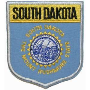  State Of South Dakota Shield Flag Embroidered Applique 