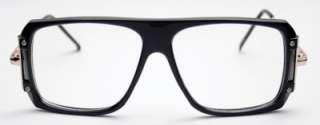 Big Wayfarer Clear Lenses Black Frames Nerd Geek Women Men Unisex 